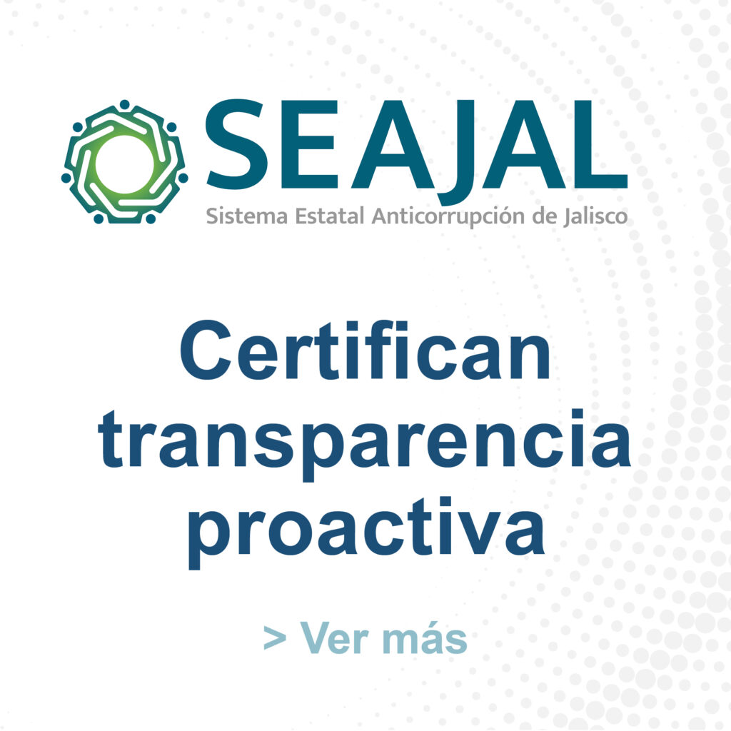 Certifican transparencia proactiva